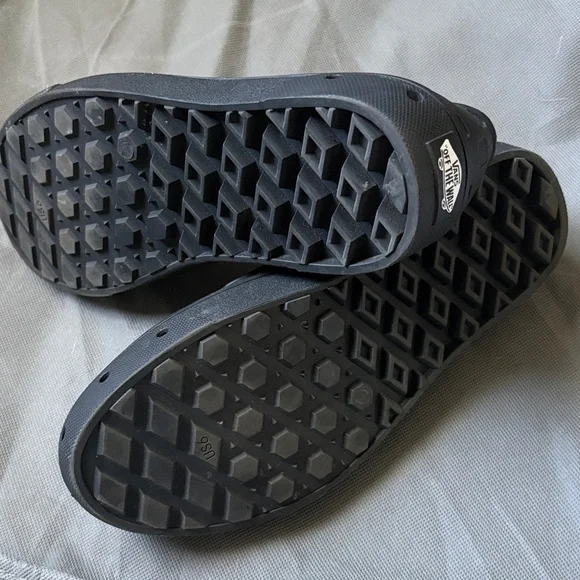 Vans Men's Black Cut-Out Slip-On Loafers - Picture 3 of 4
